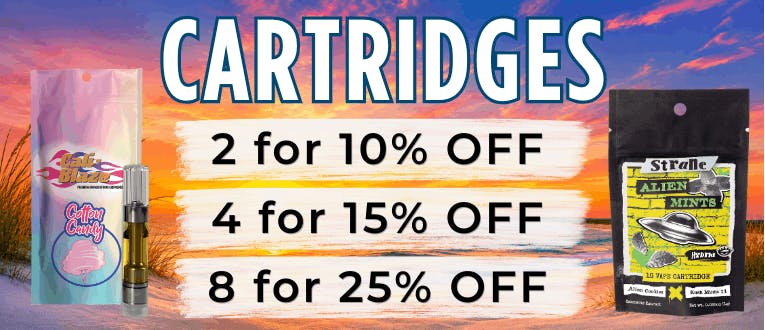 Cartridges | 2-10% Off | 4-15% Off | 8-25% Off