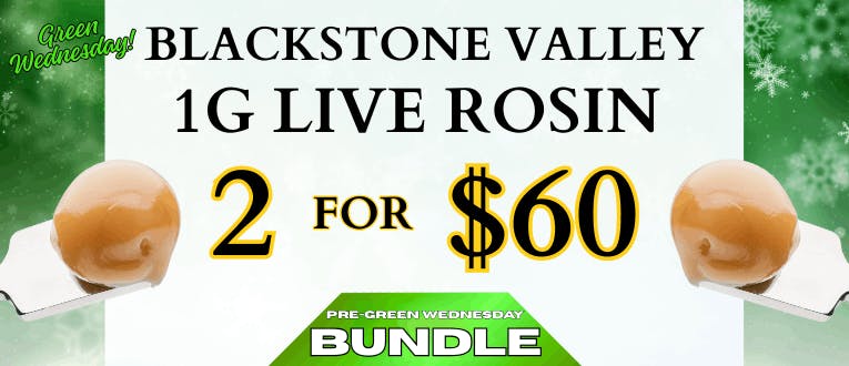 Blackstone Valley 1g Live Rosin 2 for $60