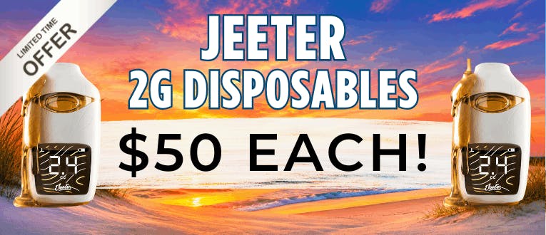 Disposables | 2g | Jeeter | $50 Each!