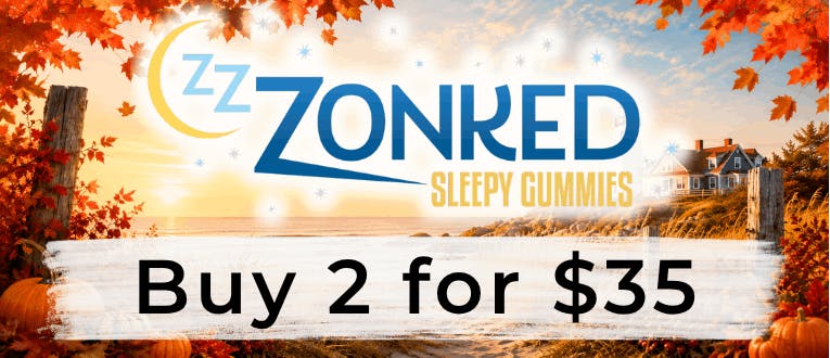 Zzzonked | Sleep Gummies | 2 for $35