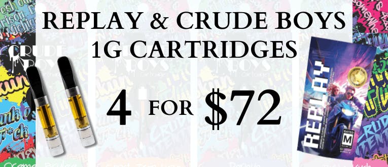 1g Cartridges | 4 for $72