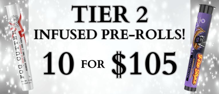 10 Infused Pre-Rolls for $105 Bundle