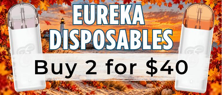 Eureka | 1g Disposables | 2 for $40 