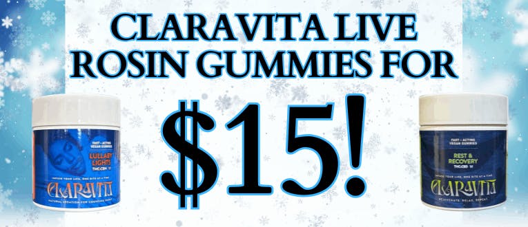 Live Rosin Gummies | Claravita | $15 Each